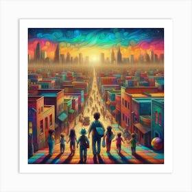 Cityscape 1 Art Print