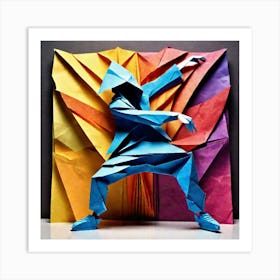 Origami Dancer 67 Art Print