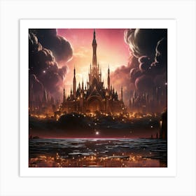 Fantasy Castle Art Print