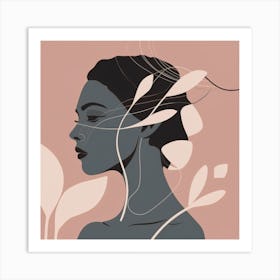 Portrait Of A Woman 1 Art Print