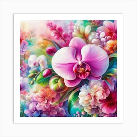 Orchids Art Print