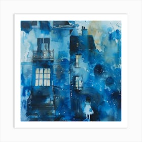 Night In Paris Art Print