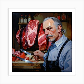 'The Butcher' Art Print