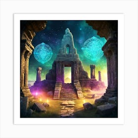 Portal Between Worlds Art Print