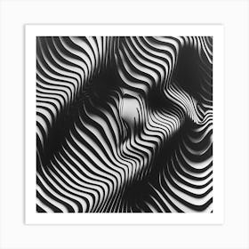 Wavy Lines 3 Art Print