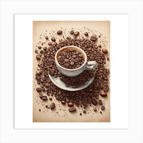 Coffee Beans 2 Art Print