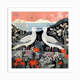 Bird In Nature Seagull 2 Art Print