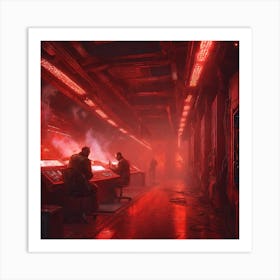 Sci-Fi Painting 1 Art Print