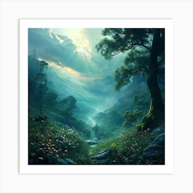 Walk In The Woods Art Print