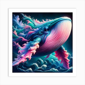 A Whale's Presence Art Print