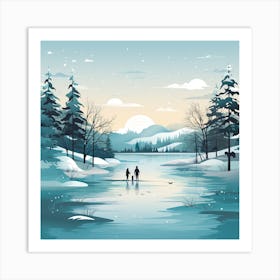 Winter Landscape 21 Art Print