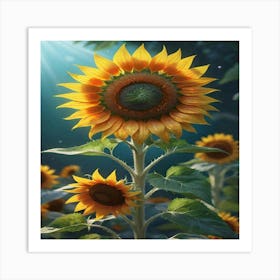 Sunflowers 1 Art Print