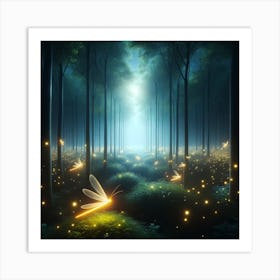 Fairy Forest 1 Art Print