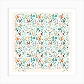 Floral Pattern 1 Art Print