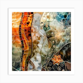 Glass Mosaic Art Art Print