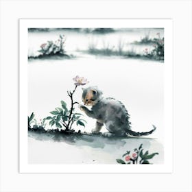 Chinese Kitten 3 Art Print