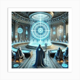 Governance Center Icebound Order Art Print