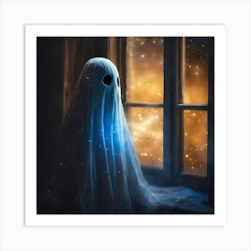 Lonely Ghost Art Print