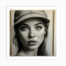 Portrait Of A Girl 1 Art Print