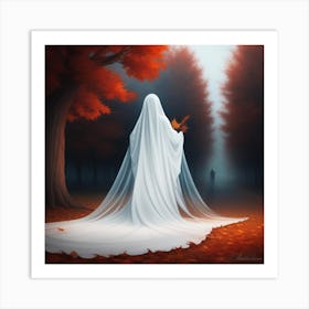 Ghost In The Woods Art Print