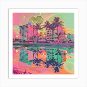 Miami Print Art Print