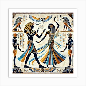 Egyptian Dance 1 Art Print