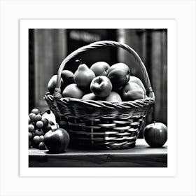 Basket Of Fruit 20 Art Print