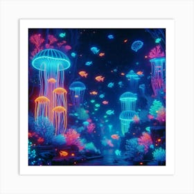 Jellyfish Art Print