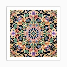 Floral Mandala Art Print