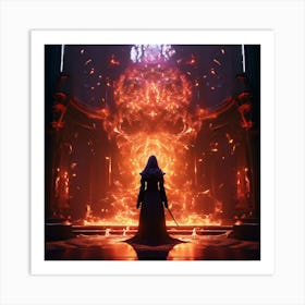 Warlocks Can Summon Demons And Evil Spirits Create Poison And Plagues Art Print