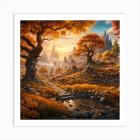 Fantasy Landscape Art Print