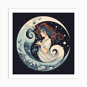 Yin And Yang 8 Art Print