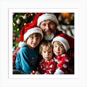 Christmas Father4 Art Print