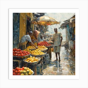 Echantedeasel 93450 Ghana Art Style Raw Stylize 1000 6604de8c Ed4a 4d3f 9d93 091d845d0c24 Art Print