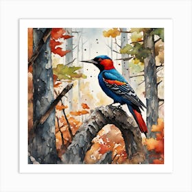 Woodpecker 1 Art Print