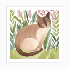 Siamese Cat 4 Art Print