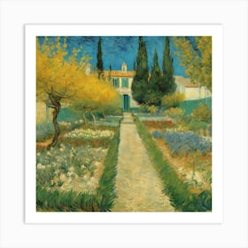 Garden Of L'Arles 1 Art Print