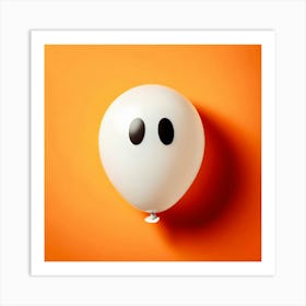 Ghost Balloon Art Print