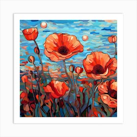 Poppies 16 Art Print