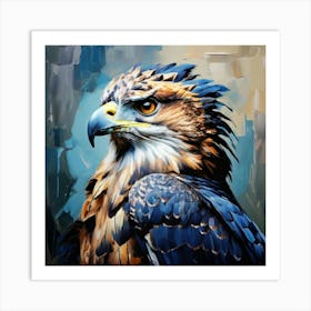 Crowned Eagle 4 Art Print