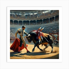 Bullfighter Oil On Canvas Super Large Wall Art Velasquez Style Painting Art Print