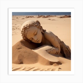 Sand Sculpture Art Print