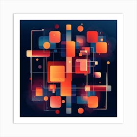 Abstract Background Art Print