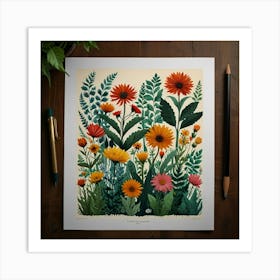 Wildflowers Art Print