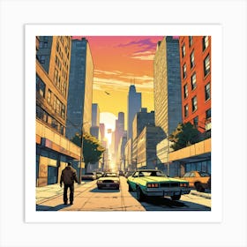 Cityscape 4 Art Print