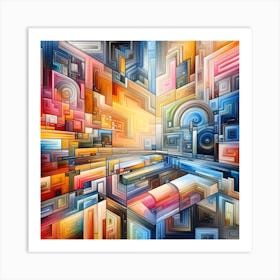 Abstract Painting 81 Art Print