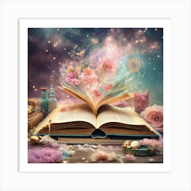 Book Of Magic Art Print