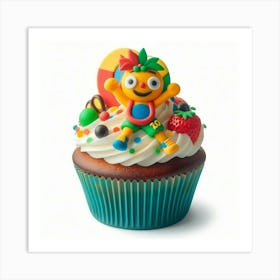 Rio De Janeiro Cupcake 1 Art Print