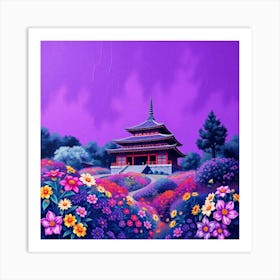 Asian Garden 6 Art Print