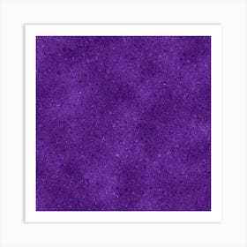 Indigo Glitter Art Print